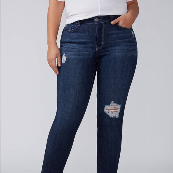 NWT Lane Bryant Straight Leg Jean with Step Hem - Picture 3 of 3